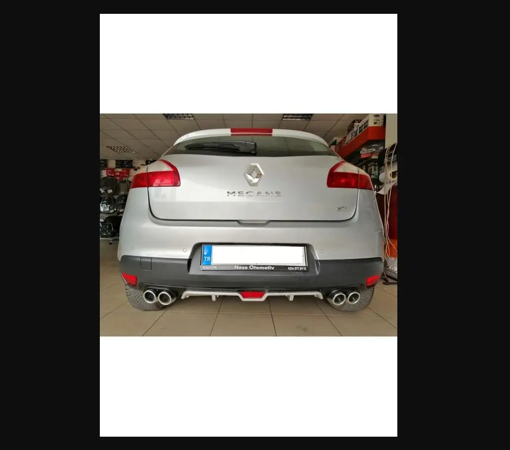 For Renault Megane 3 (2009 to 2016) Universal Diffuser (plastic) -Stylish Racer  Car Accessory Tuning Styling Spoiler Front Lip