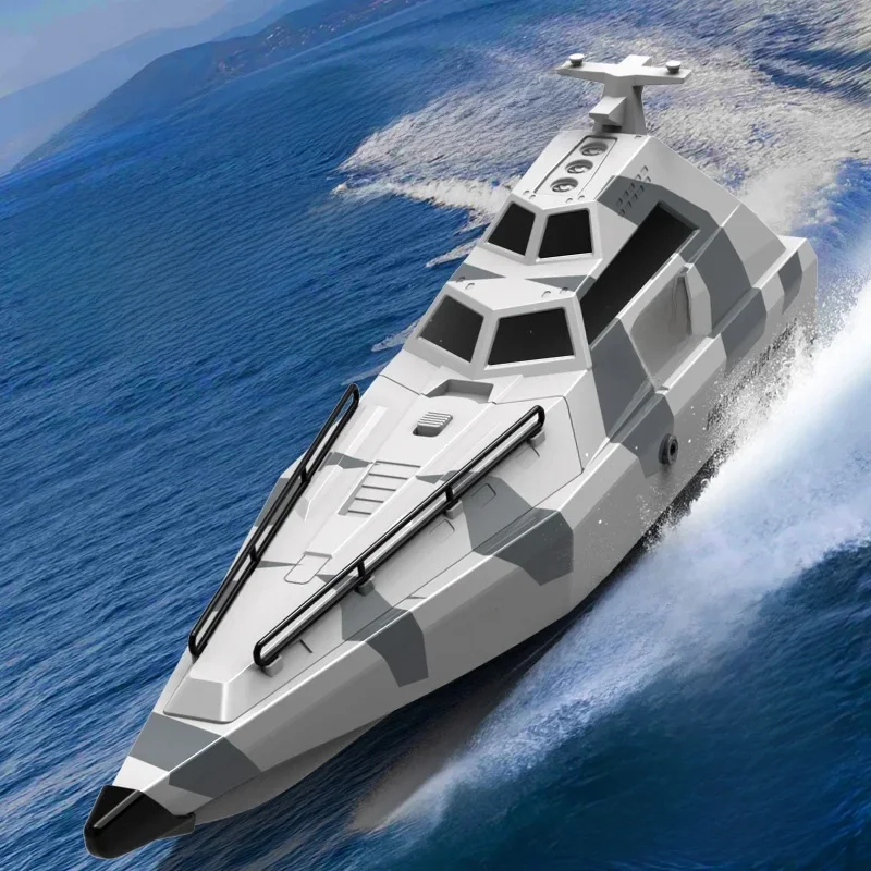 2.4G RC Boot TURBOJET POMP 30 KM/H Hoge Snelheid Afstandsbediening Jet Boot Lage Batterij Alarm Speedboot Model kinderen Speelgoed TY725 TY727 - afbeelding 2