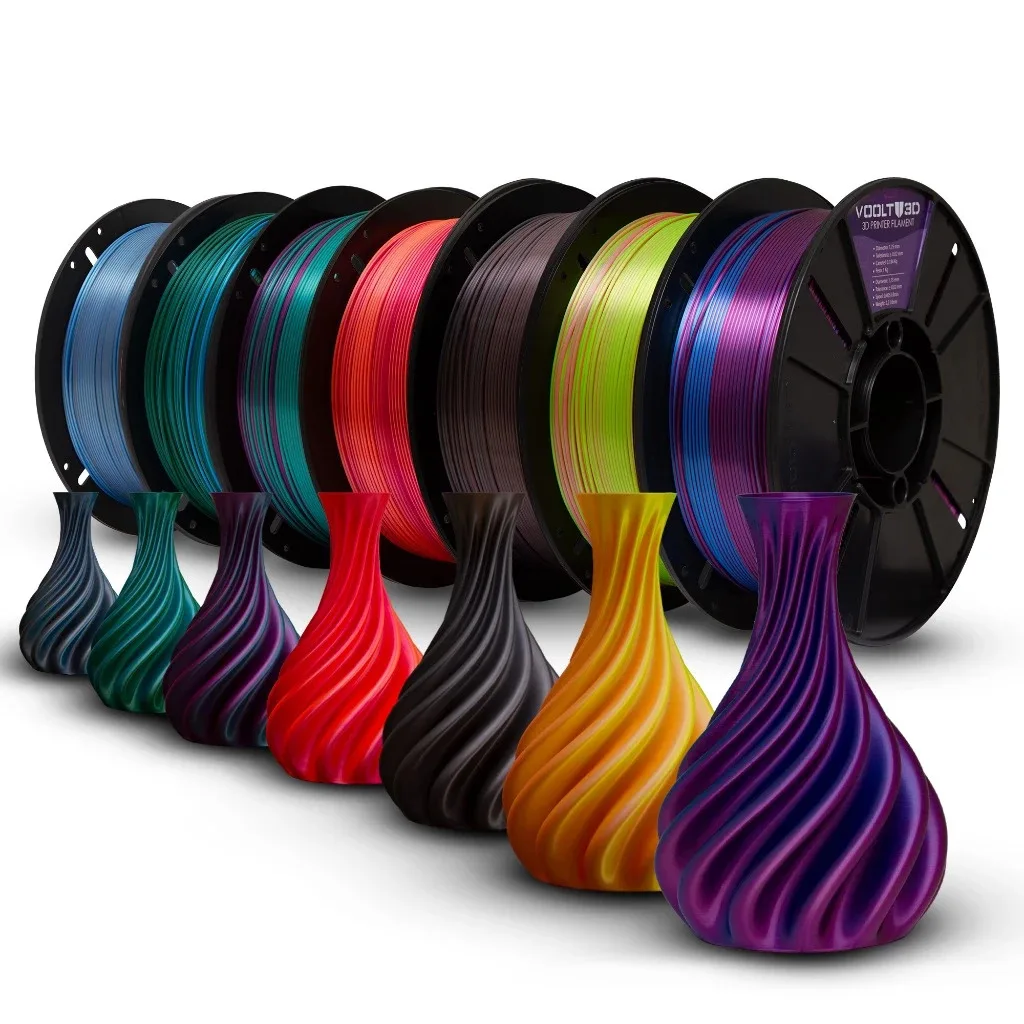 Voolt3D Filament PLA Duo Color V-Silk - 1,75mm 1kg For 3D Printing with Various Colors-ARTBOX3D