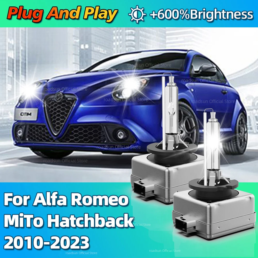 

6000K Автомобильная HID лампа ксеноновой фары 6000K Сменная лампа для Alfa Romeo MiTo Hatchback 2010 2011 2012 2013 2014 2015 2016-2023