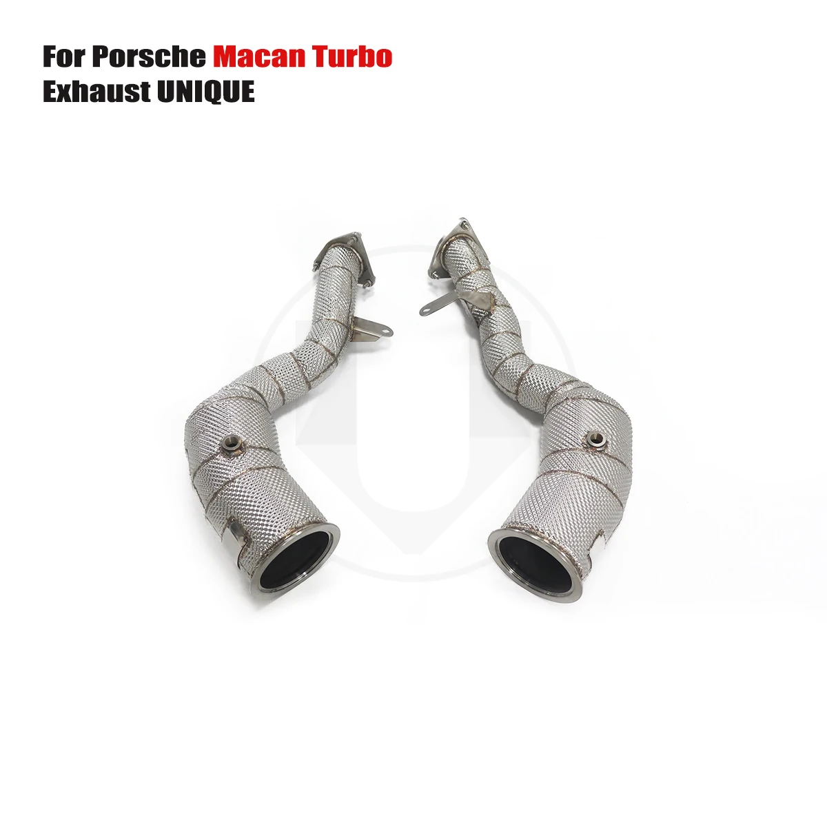 

UNIQUE For Porsche Macan Turbo 2.9t With insulator downpipe With cat/without cat exhaust pipe