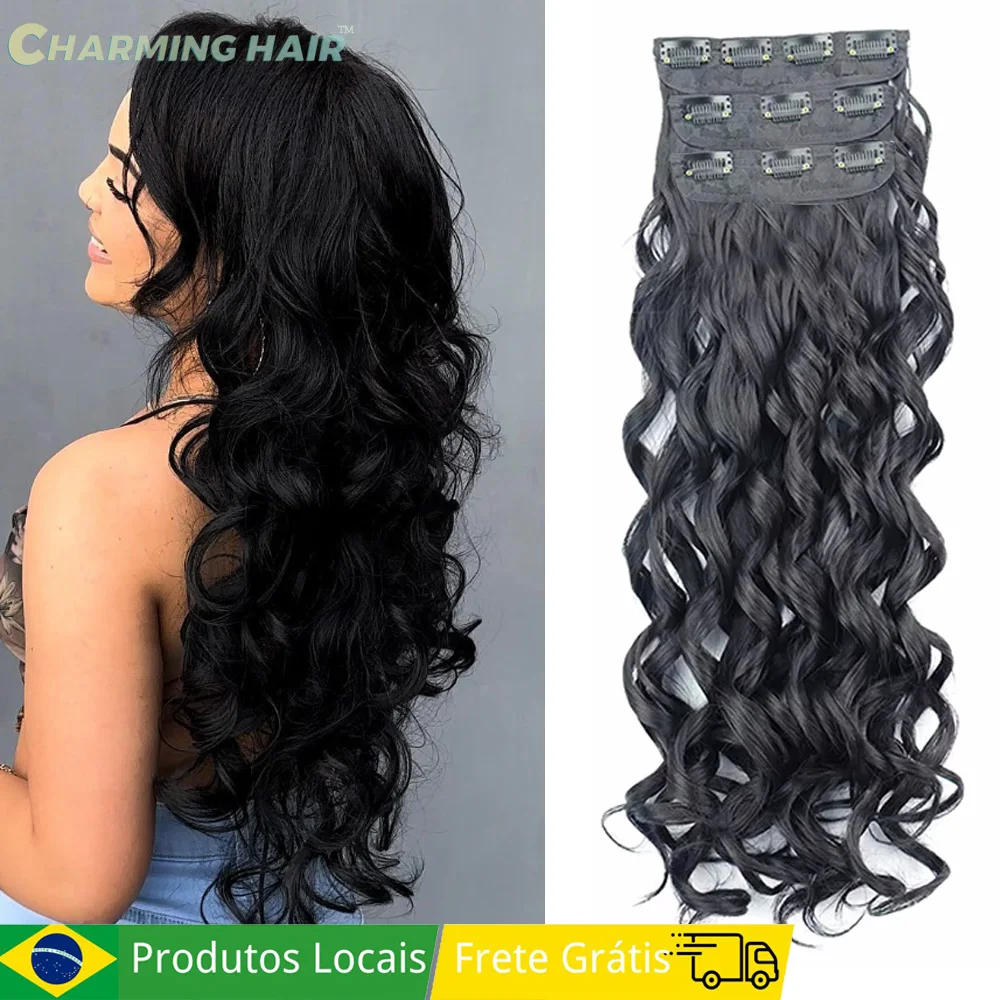 aplique-tic-tac-cabelo-organico-tic-tac-ondulado-3-telas-bio-fibra-de-alta-qualidade-extensoes-55cm-110g-bonita-moda-hair