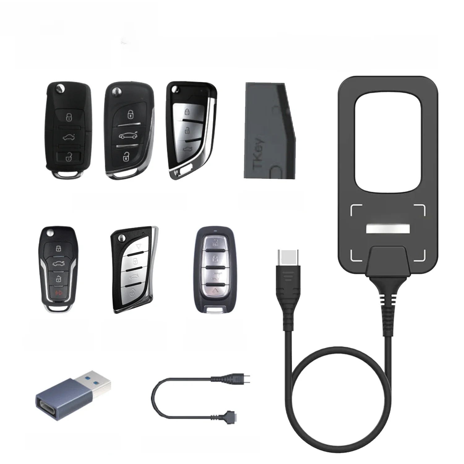 Thinkcar Tkey 101 Universele Auto Sleutel Programmeur Apparatuur Met 6 Unit Afstandsbediening Toetsen Anti-Diefstal Codering Tkey101 Super Draadloze Sleutel - afbeelding 2