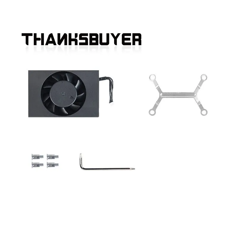 

Высокопроизводительный активный модуль радиатора с вентилятором охлаждения PWM, поддержка материнских плат Jetson Orin NX/Nano SUPER