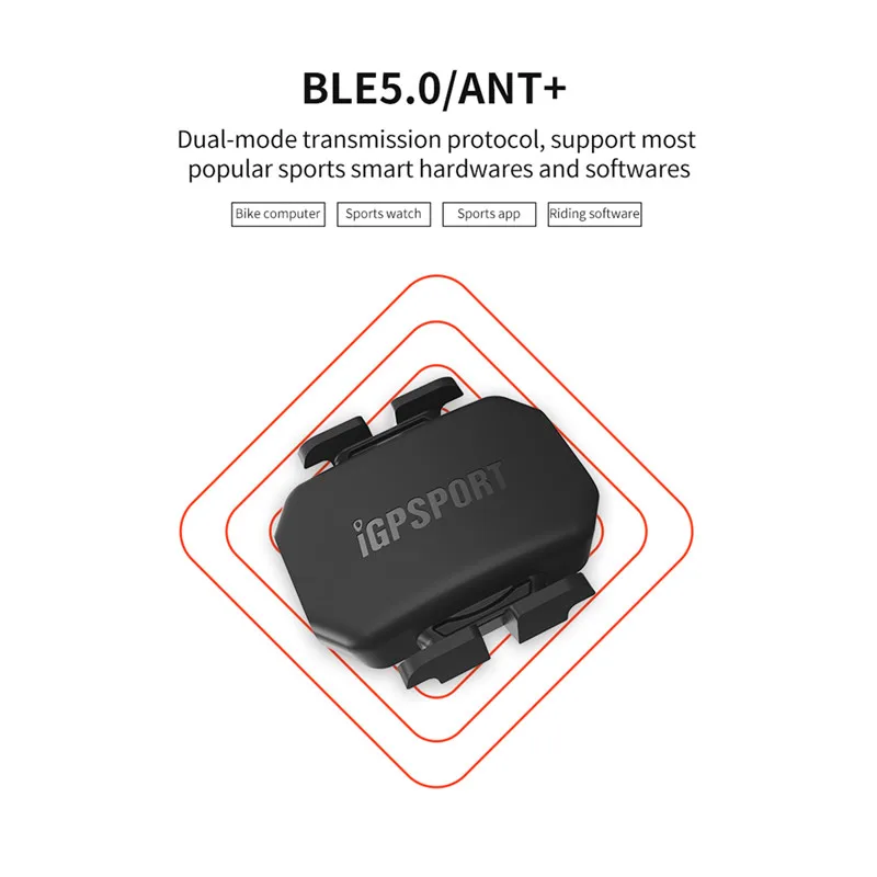 Suitable for IGPSPORT BSC100 BSC200 BSC300 BSC620 BSC620S Speed ​​Sensor Dual Mode Cadence Heart Rate Monitor HR40 CAD70 SPD70