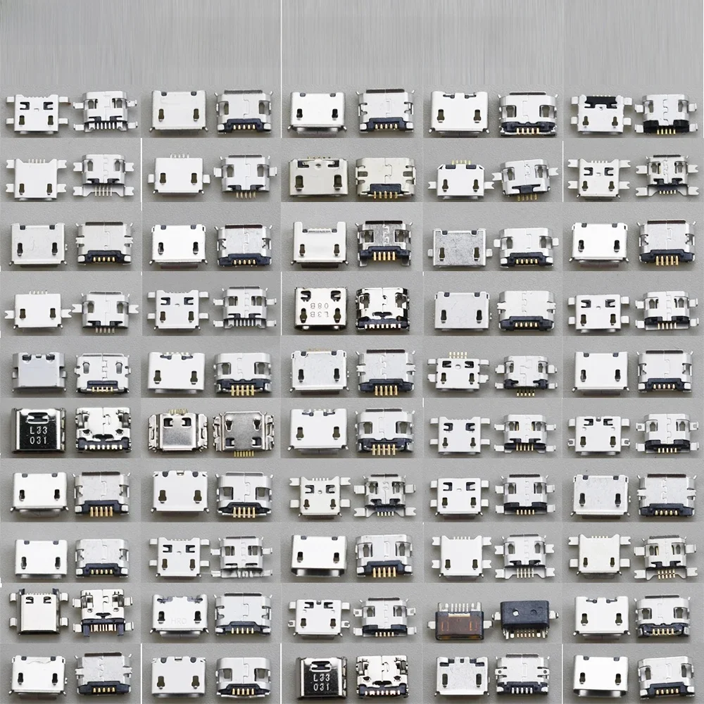 50 modeli 5-pinowych złączy Micro USB do ładowania dla Nokia, Lenovo, Samsung, Huawei, HTC, tabletów, komputerów PC itp., mobilnych tabletów, GPS. — zdjęcie produktu 7