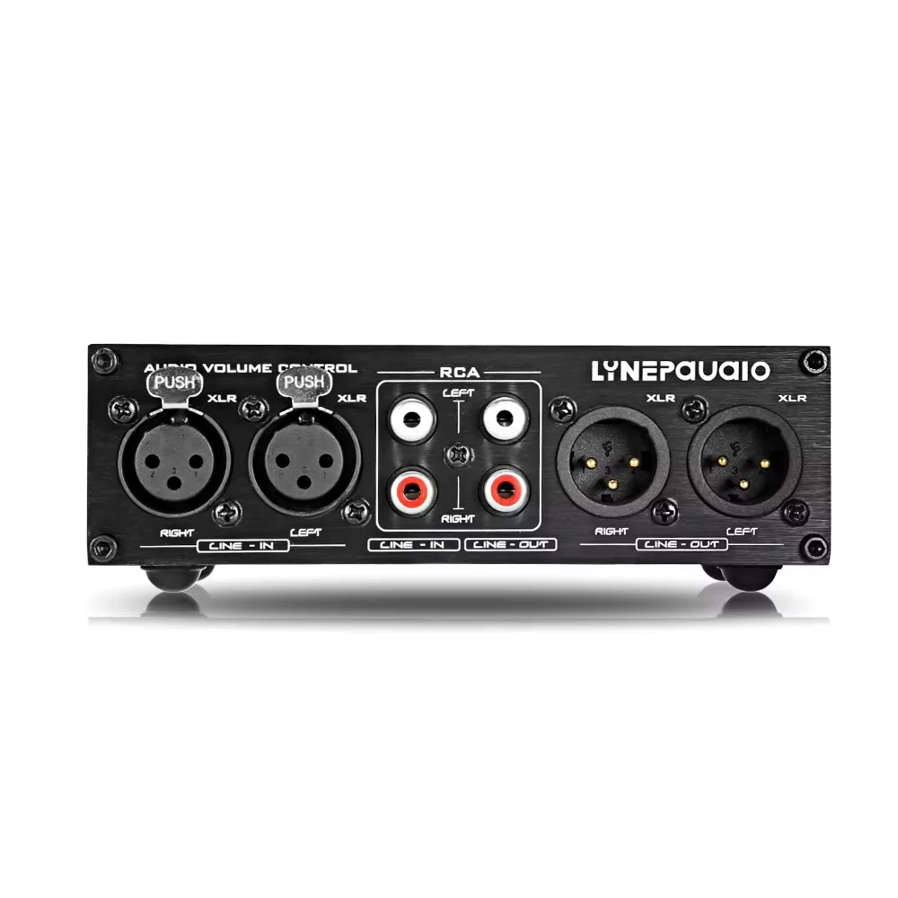 2-input 2-output switcher wire controller lossless fully balanced passive pre-stage active speaker volume adjustment controller
