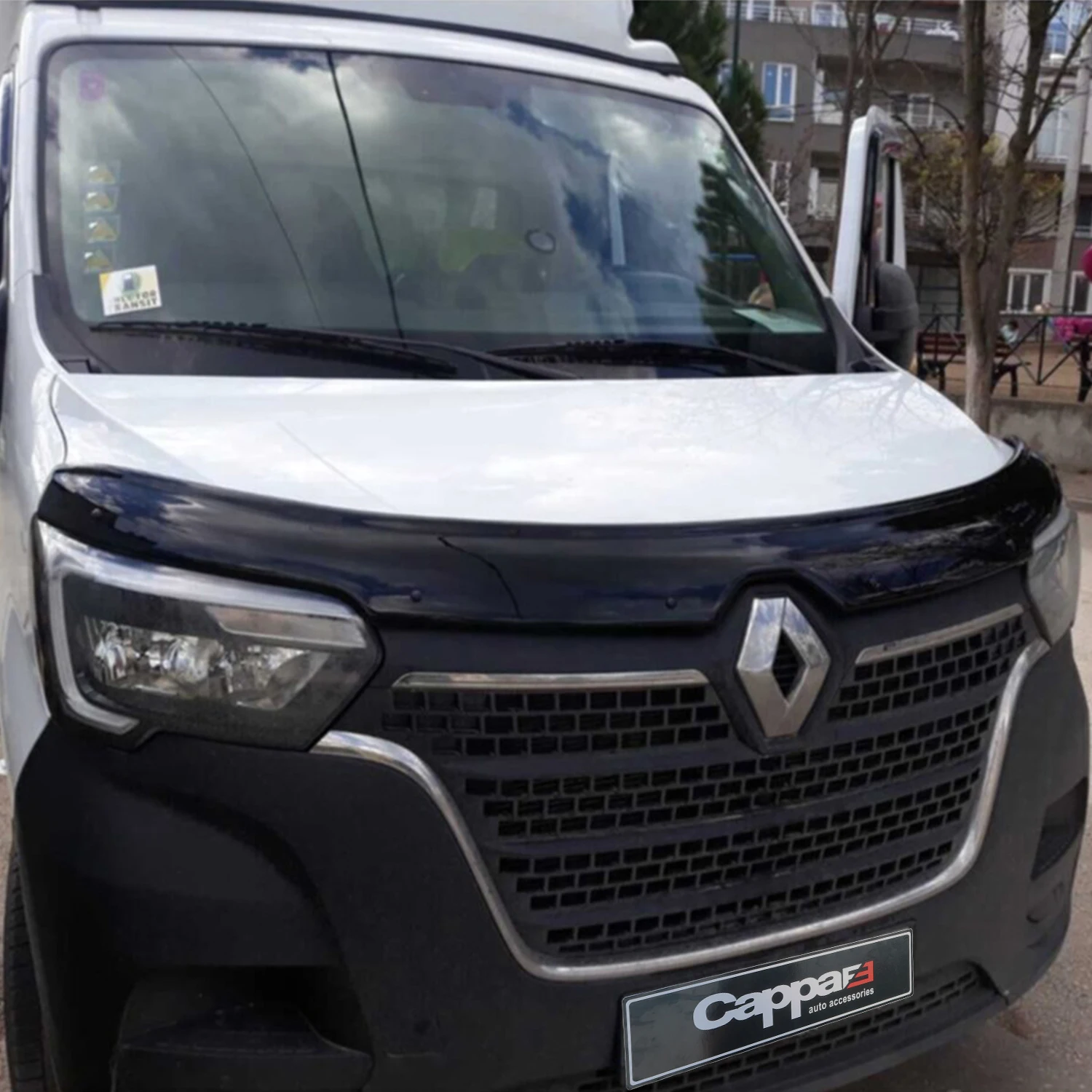 

FOR Renault Master Front Hood Protection Spoiler 2019 To 2024 Models Front Bug Shield Hood Deflector Guard - Sporty Racer Rocker