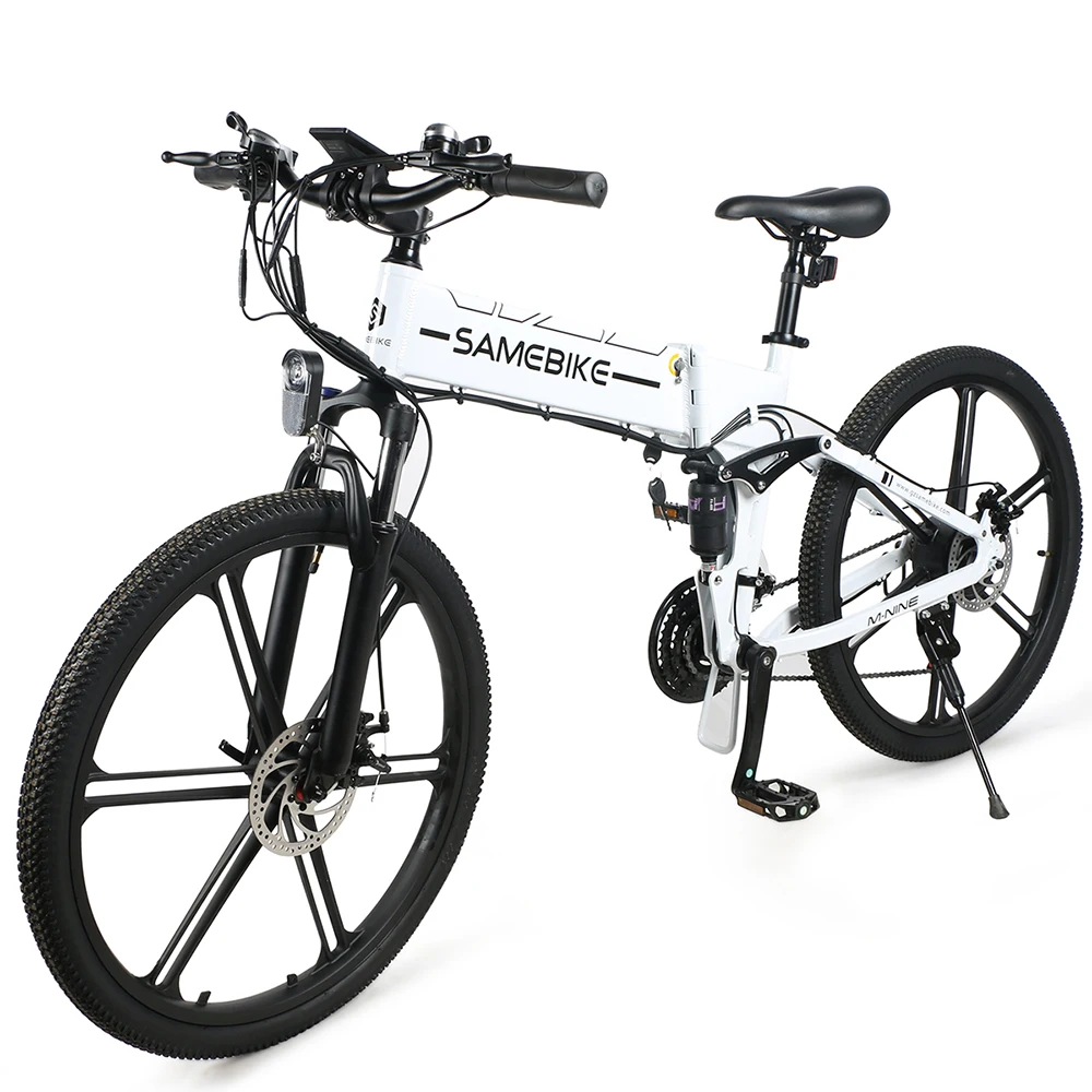 EU Stock SAMEBIKE Electric Bike 500W LO26-II Ebike 26inch Folding Electric Bicycle 21 Gear Speed Mountain Bike 500W 48V 10AH 30k