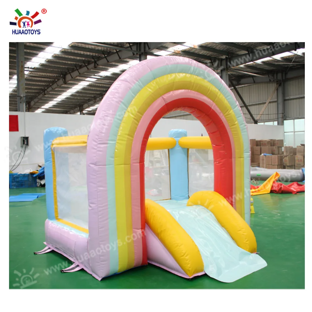 

Commercial Rainbow Adults Kids Inflatable White Wedding Bouncy Castle White Bounce House Jumping Castle/ Bounce House For Sale