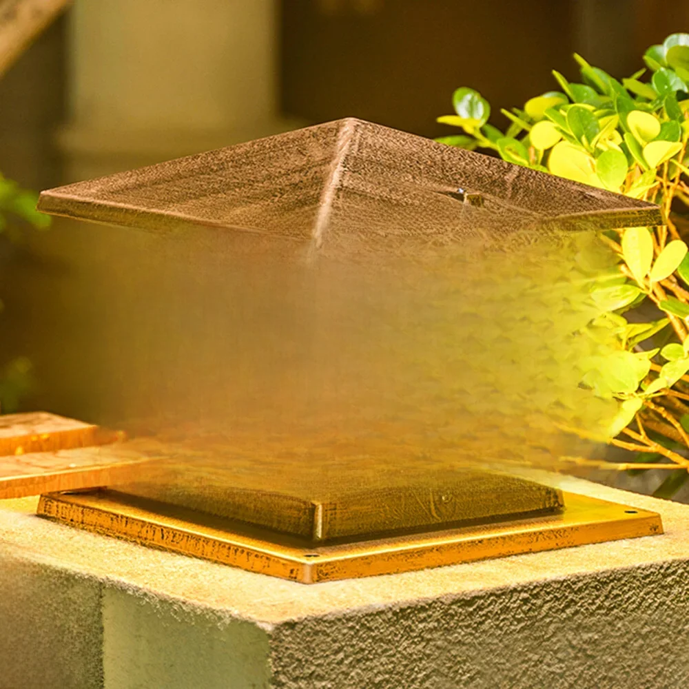 Lampe d'extérieur rétro étanche, pilier pour porte européenne, éclairage de couloir, de jardin, de cour