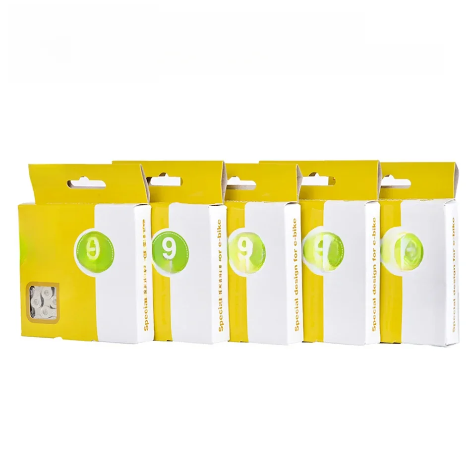 AliExpress YBN E-Bike Chain 8 9 10 11 12 Speed Electric Sport Bicycle Chains 136 Links Anti-Rust E-Bike Parts With Magic Buckle for Shimano