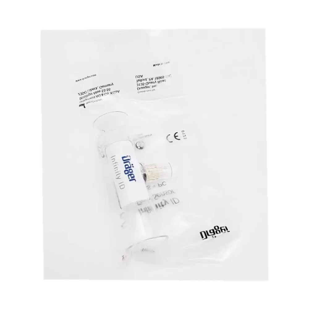 Original & New Spirolog Flow Sensor Drager Savina 300 Evita XL 6871980 Polycarbonate Infinity ID Disinfectable
