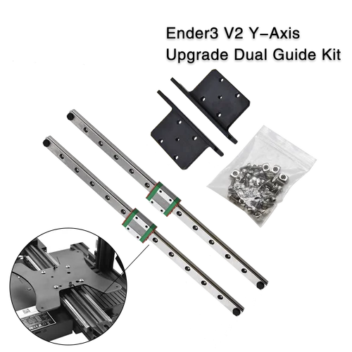 Ender3/V2/Pro actualización eje Y kit de carril lineal Dual MGN12H guía lineal de 300MM para Ender 3 Ender 3 V2 Ender 3 Pro impresora 3D CNC