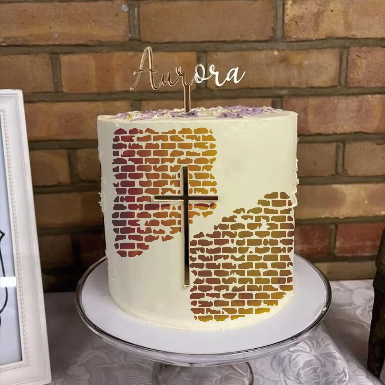 8 قطعة 5.9x11.8 بوصة اللوحة مجموعة الاستنسل فراشة زهرة الموسيقى ملاحظة ساعة جدار الطوب فرع قالب قابلة لإعادة الاستخدام DIY بها بنفسك جدار الفن فو