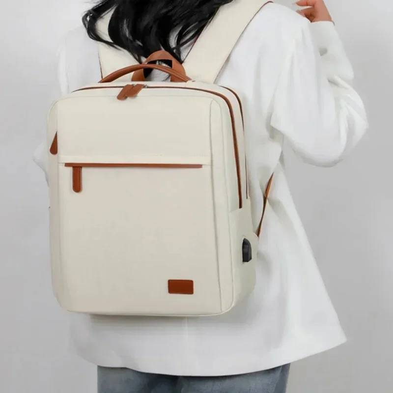 Sac à dos de voyage de grande capacité pour femmes, sac pour ordinateur portable d'affaires avec Port de chargement USB, sac à dos d'école pour enseignant, compartiment pour ordinateur portable