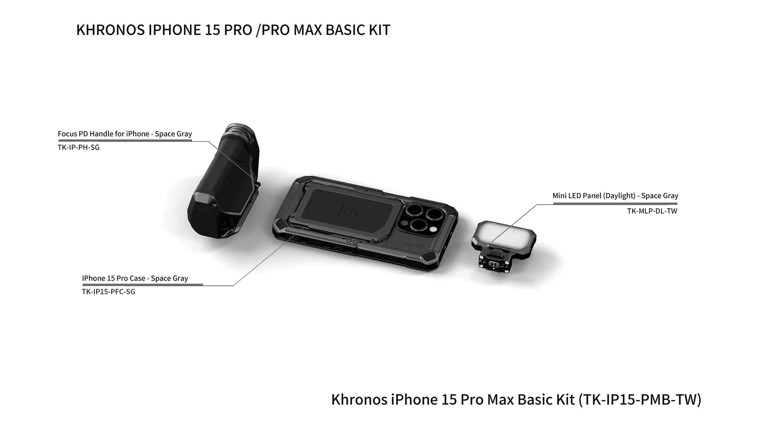 TILTA Khronos Cage-Kit für iPhone 15 Pro/Pro Max Schnellwechsel-Live-Fill-Light-Handyfilter Ecosystem Kompatibel mit iPhone – Detail 5