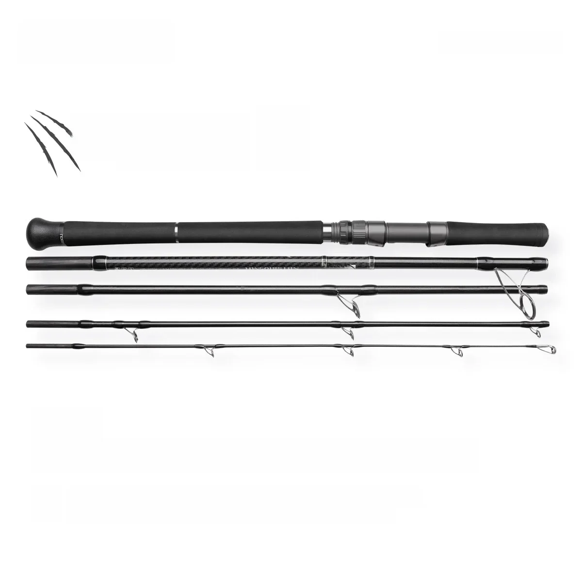 Noeby Beast Travel Shore Jigging Hengel 2,9 m 5 secties Lokken 80 g Instapvermogen Spinhengel Fuji Zee Hengel - afbeelding 2
