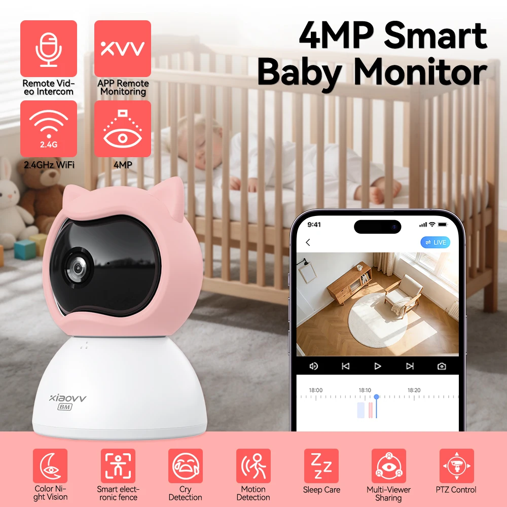 4mp-wifi-ベビーカメラ-ベビーモニター-屋内-ai-泣き声検出-赤外線ナイトビジョン-電子フェンス-ビデオ再生-ホーム
