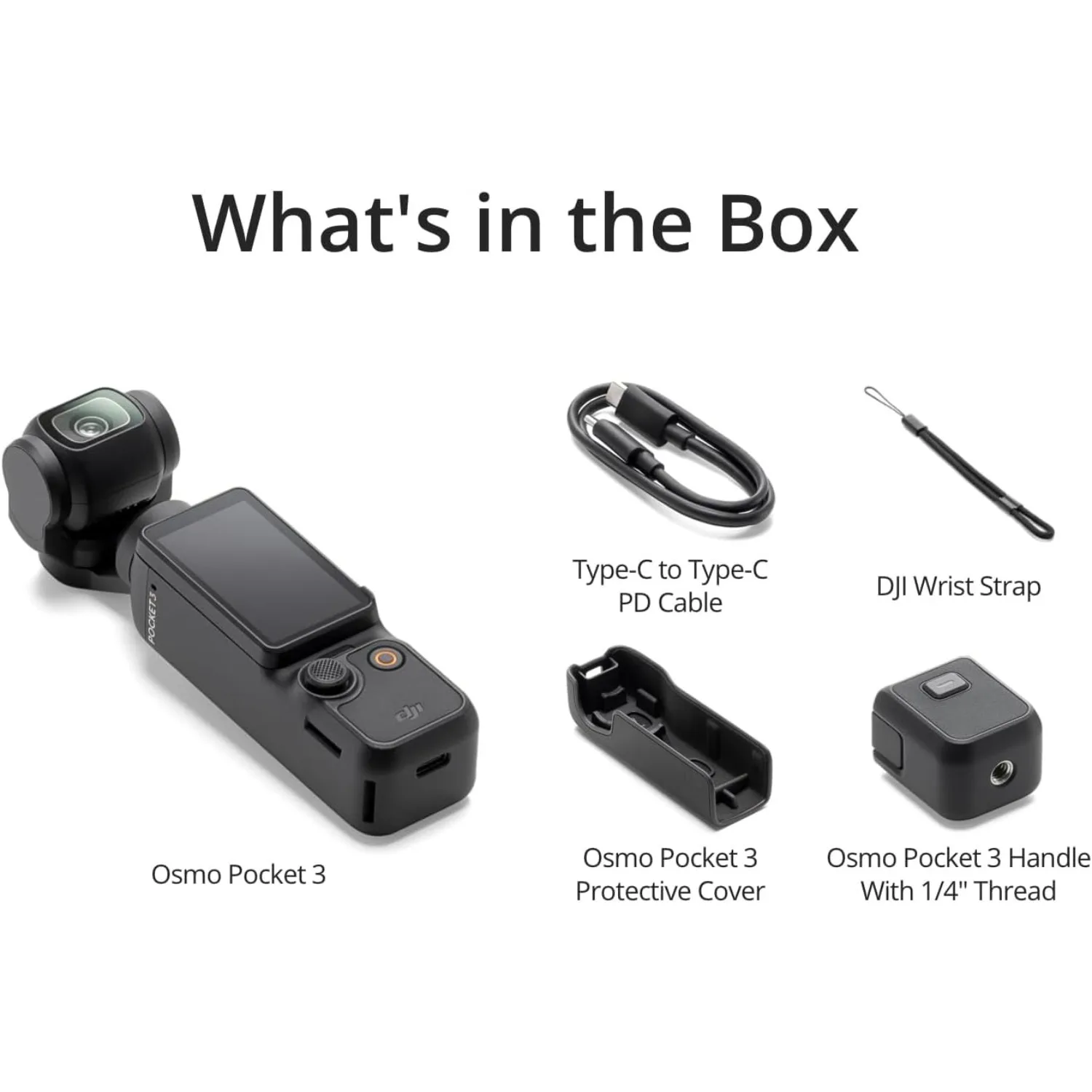 View 2 of DJI Osmo Pocket 3, 1-Inch CMOS 4K Camera with 3-Axis Gimbal, Fast Autofocus, Compact Vlogging Camera