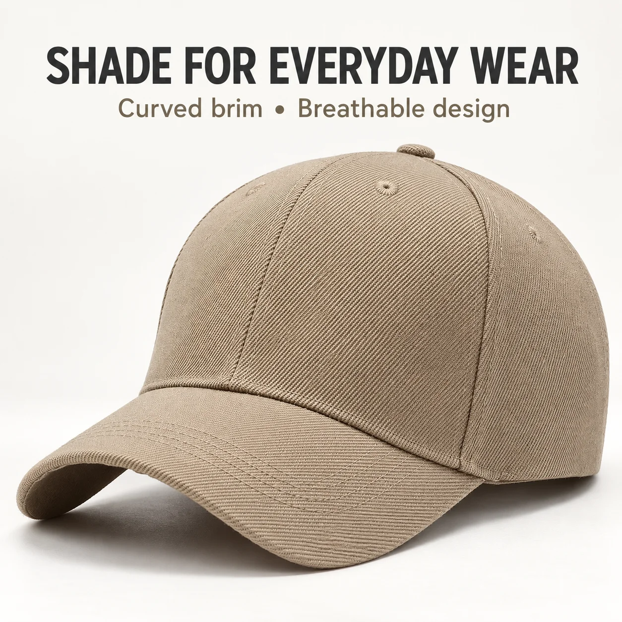 Casual Acrylic Baseball Cap Solid Color Breathable Baseball Cap for Men Women Daily Outdoor Wear Top Rated 2026