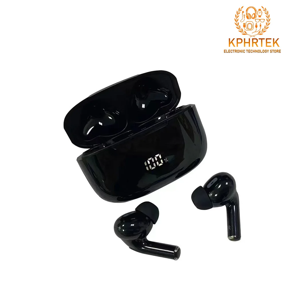 20 PCs High-value smart digital Bluetooth headset digital display version can display the remaining power fingerprint touch ster