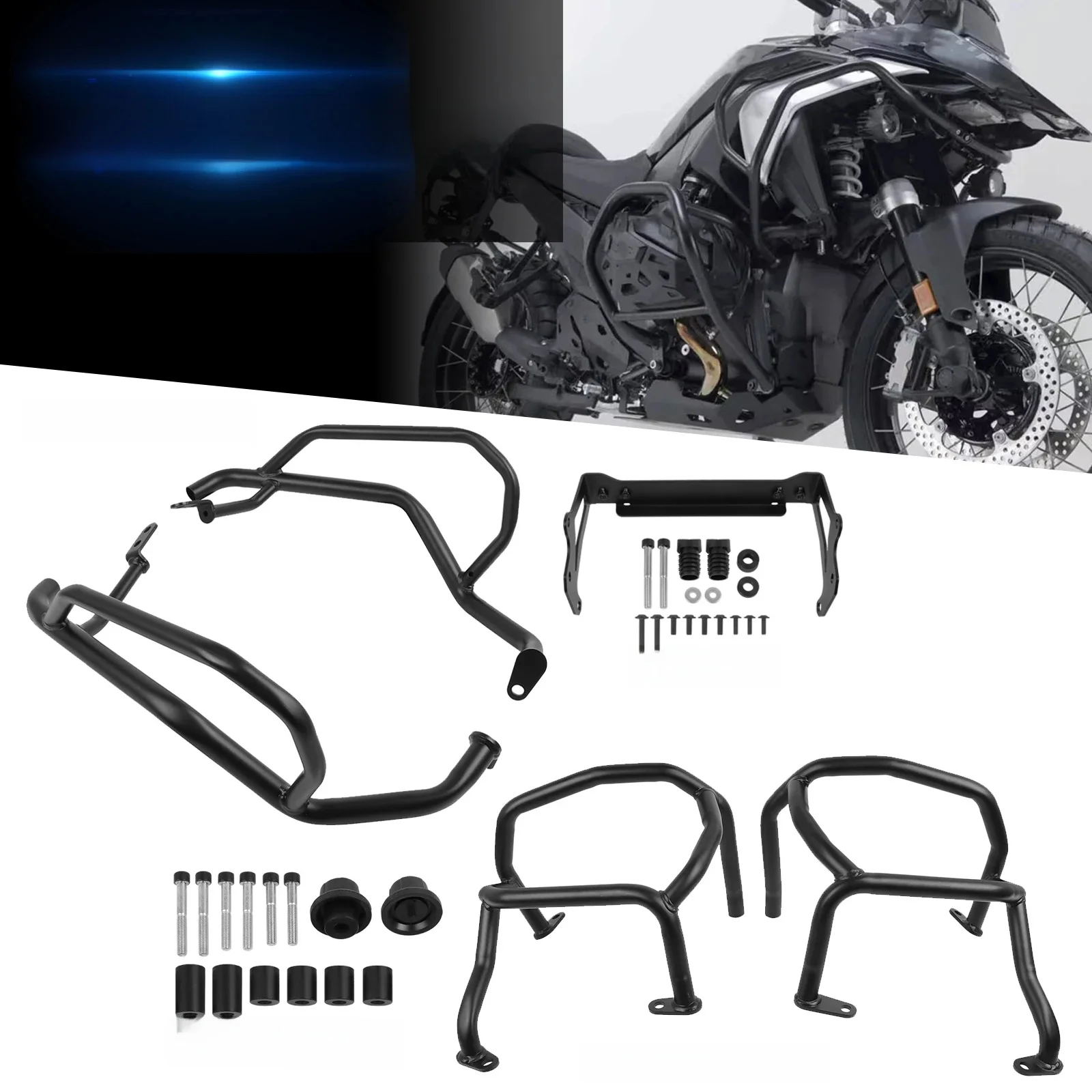 Valbeugels, motorkapbescherming, bumper, stuntkooi, bescherming voor BMW R1300GS R 1300 GS R1300 GS 2023-2025 motorfiets - afbeelding 2
