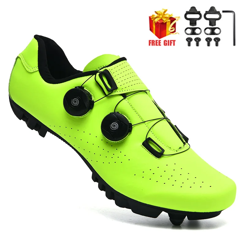 Cycling Sneaker Mtb Cleat Shoes Men Flat Pedal Bicycle Shoes Road Speed Cycling Shoes Mountain Bike Shoes Racing Lock Footwear