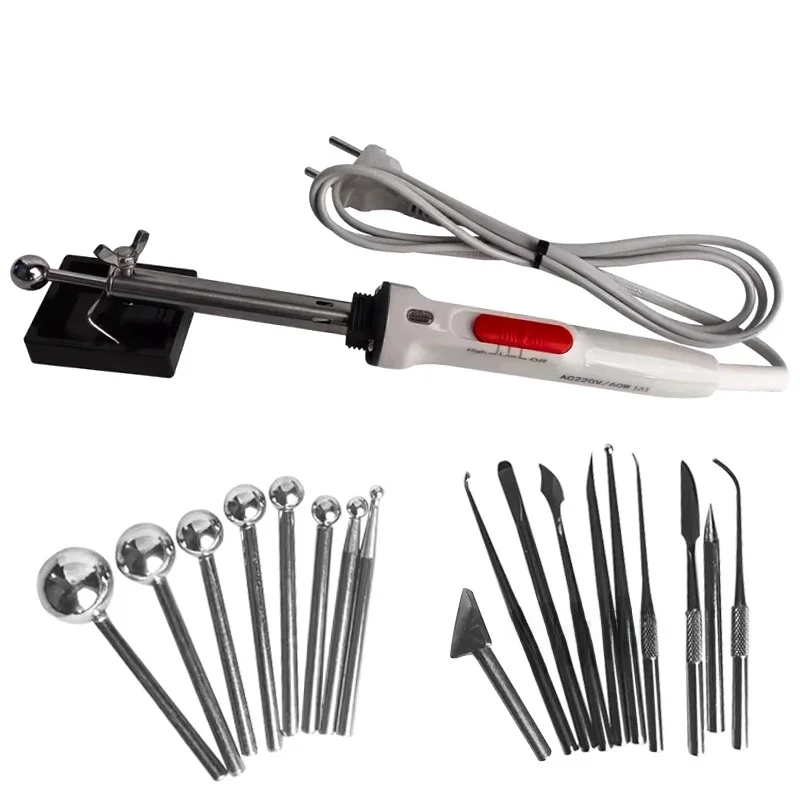 Flower Ironing Tool Set DIY White Artificial Flower Making Tools Fabric Flower Ironing Machine Fabric Flower Making Tools