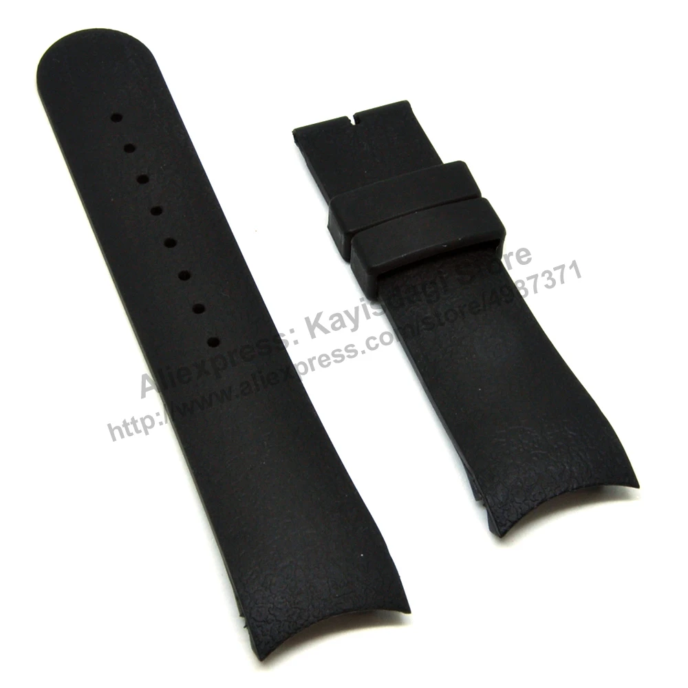 Compatible Calvin Klein CK K22176 , K22211 , K22271 , K22471 - 22mm Black Rubber Replacement Watch Band Strap