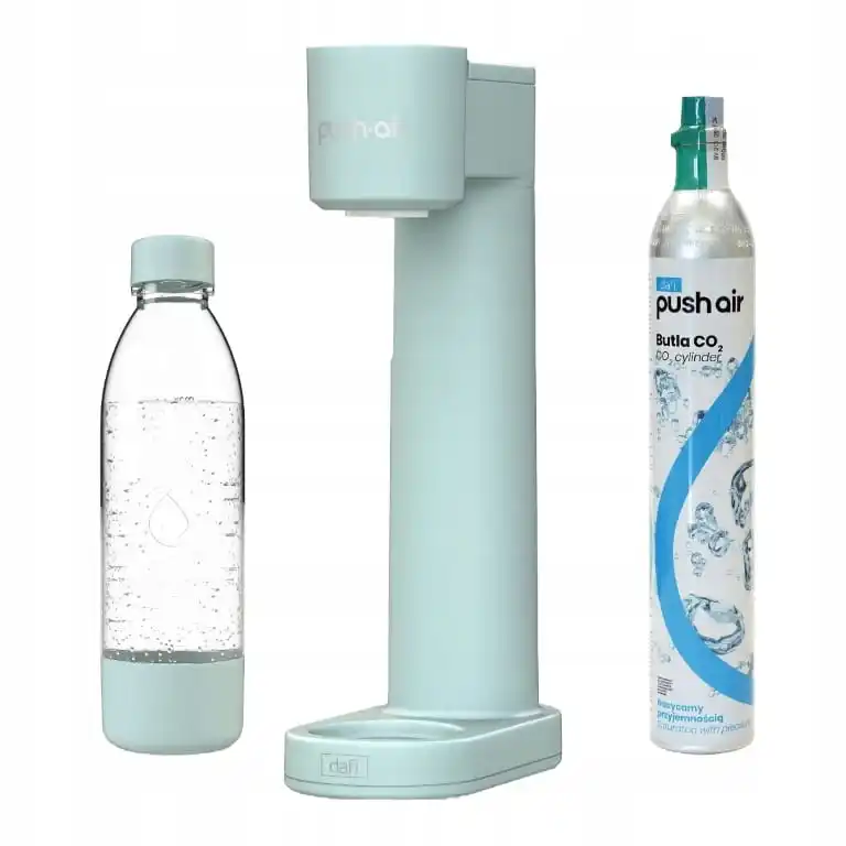 Dafi PushAir water Saturator + 1x 0,7L fles + CO2-cartridgeset