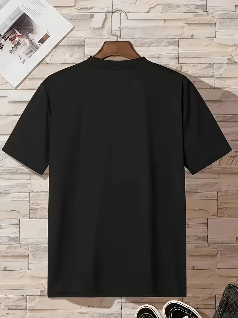 1pc Back-To-School T-Shirts for Kids Featuring a 'Hello First Grade' Print. This Black T-Shirt Has a Casual Crew Neck Design, Is Machine Washable, And Is Appropriate for Spring, Summer, And Fall