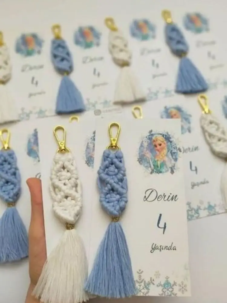 Macrame keychain 50 PCs Can Be Customized Birthday Wedding Promise Engagement Wedding And All Kinds Of Special Occasions With You