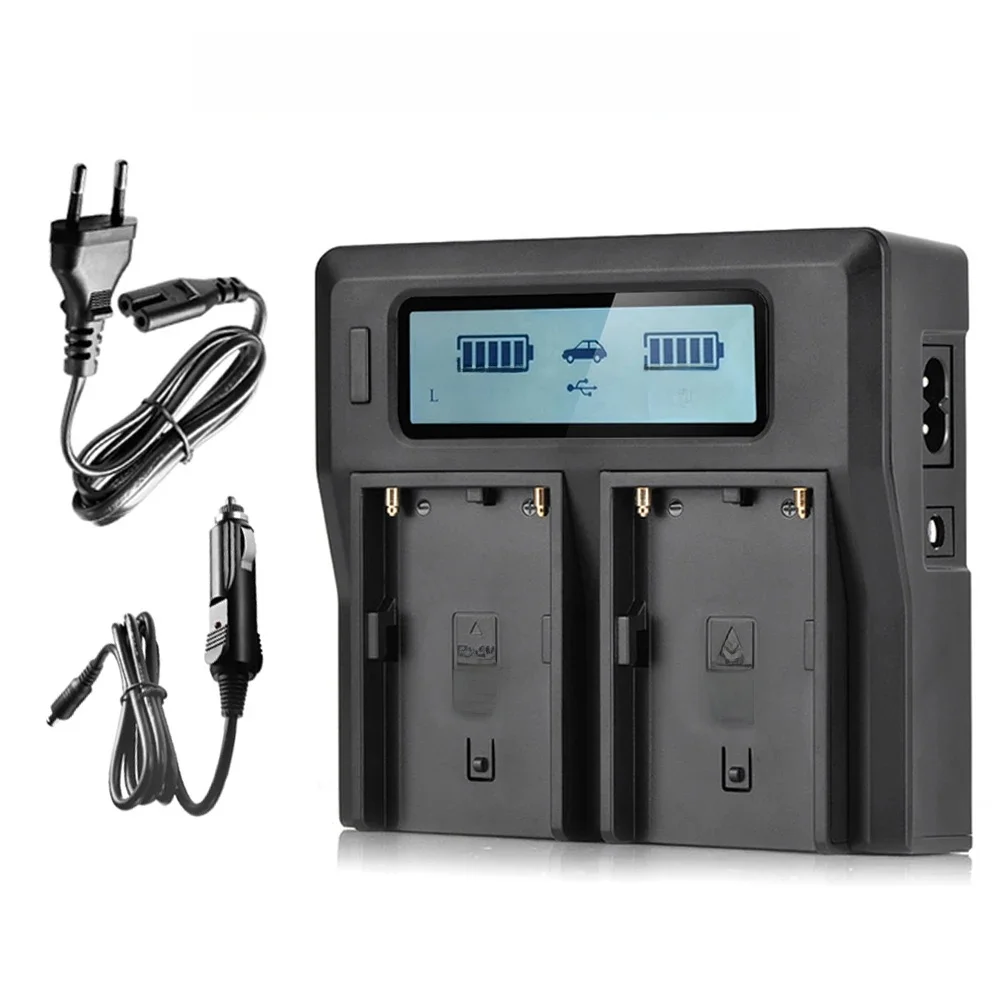 Nowa podwójna ładowarka BP-U30 BP-U60 BP-U65 BP-U90 LCD do Sony PMW-100, 50 PMW-160 PMW-200 PMW-300 PMW-EX1 PMW-EX3 PMW-F3 — zdjęcie produktu 7