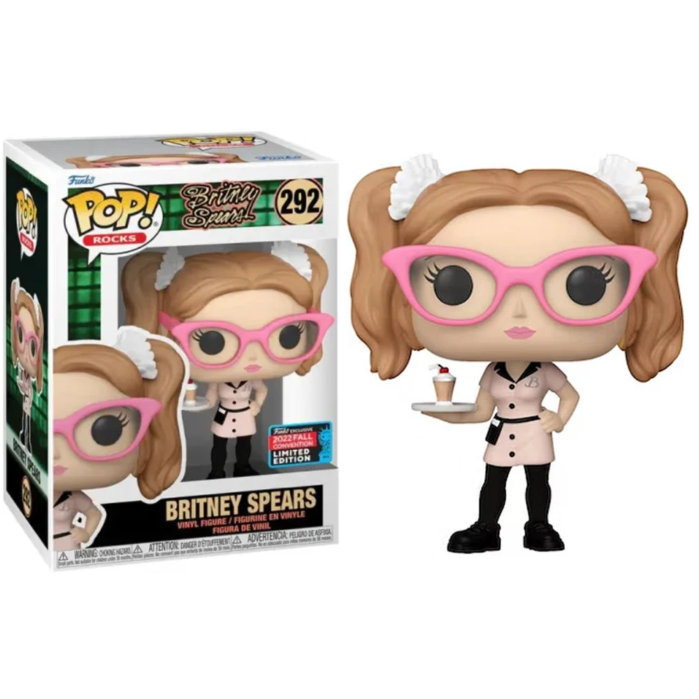 FUNKO POP! BRITNEY SPEARS (YOU DRIVE ME) CRAZY NYCC22 EXCLUSIVE, 57066, Nº292, original, toys, boys, girls, gifts, collector, figures, dolls, store, with box, new, man, woman, official license