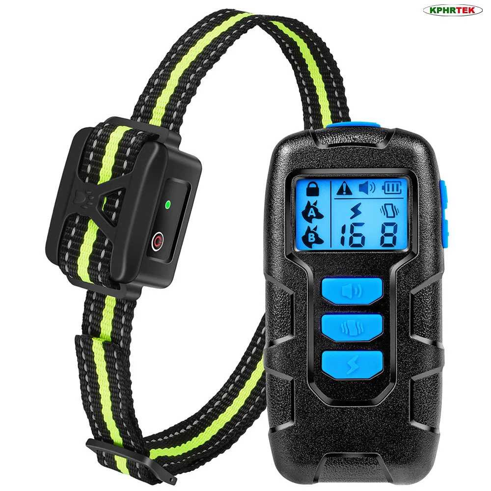 AD-P21 Dog Training Collar with Remote Control Sound Vibration Adjustable Static Modes for Indoor and Outdoor Training