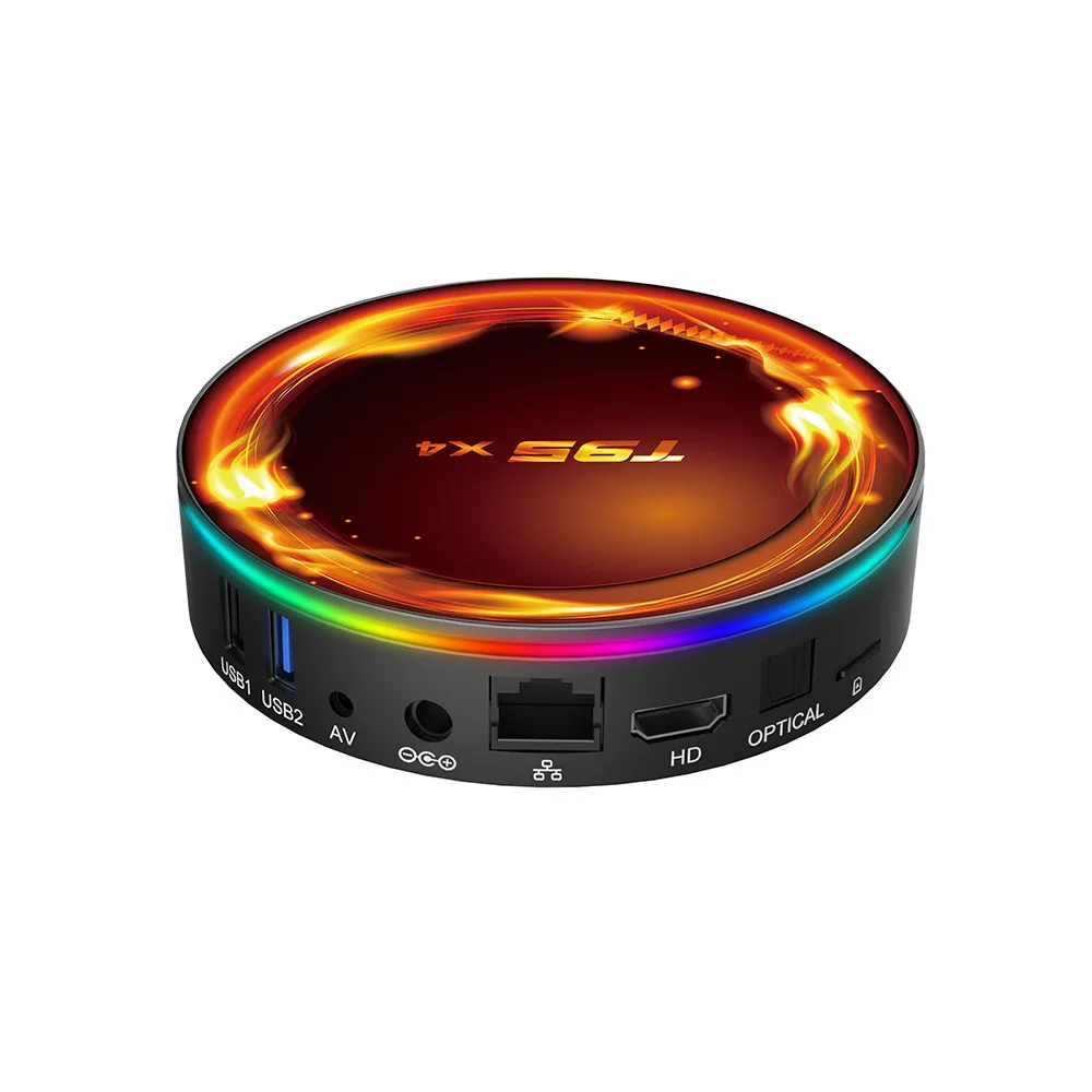 T95 X4 TV Box Amlogic S905X4 4GB 64GB 1000M 8K 3D BT4,0 2.4G&5G Wifi Android 11 Media Player Set Top Box