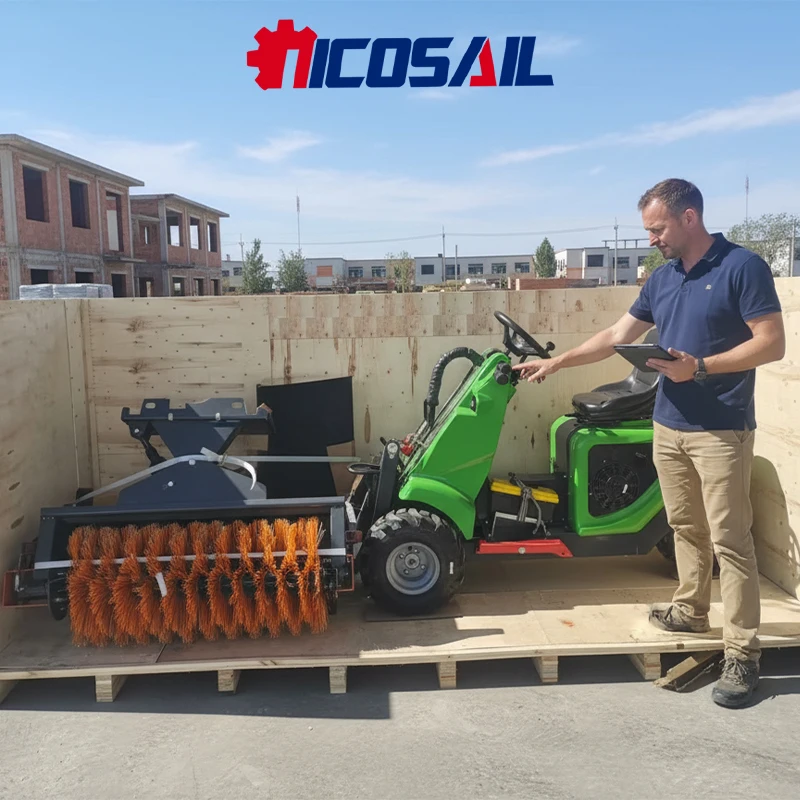 

Multi Purpose Mini 3 Wheel Skid Steer Loader Deposit CE Certified Euro 5 Earthmoving Equipment with Deposit