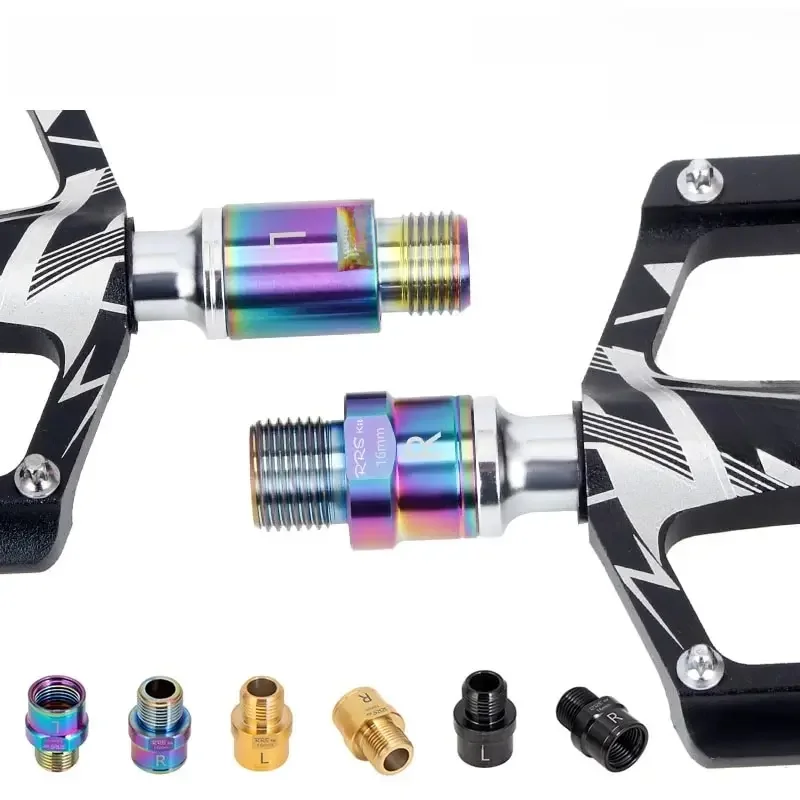 AliExpress rrskit Rrskit Bicycle Pedal Extension Bolts Spacers R66E Pedal Extender Axle Crank Accessories 16Mm 20Mm