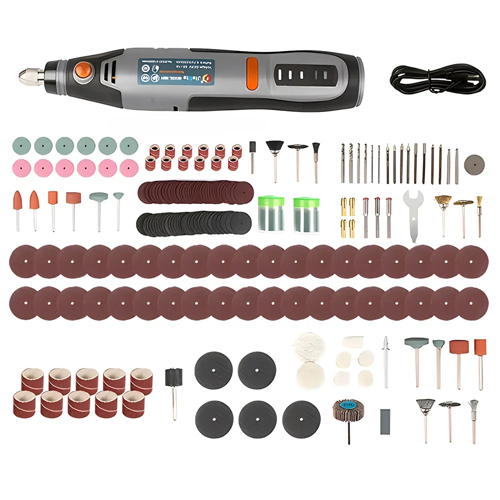 USB Mini Electric Drill Cordless Power Tools Engraver Rotary Tool DIY Engraving Pen 21000rpm Wireless Drill with Accessories Set