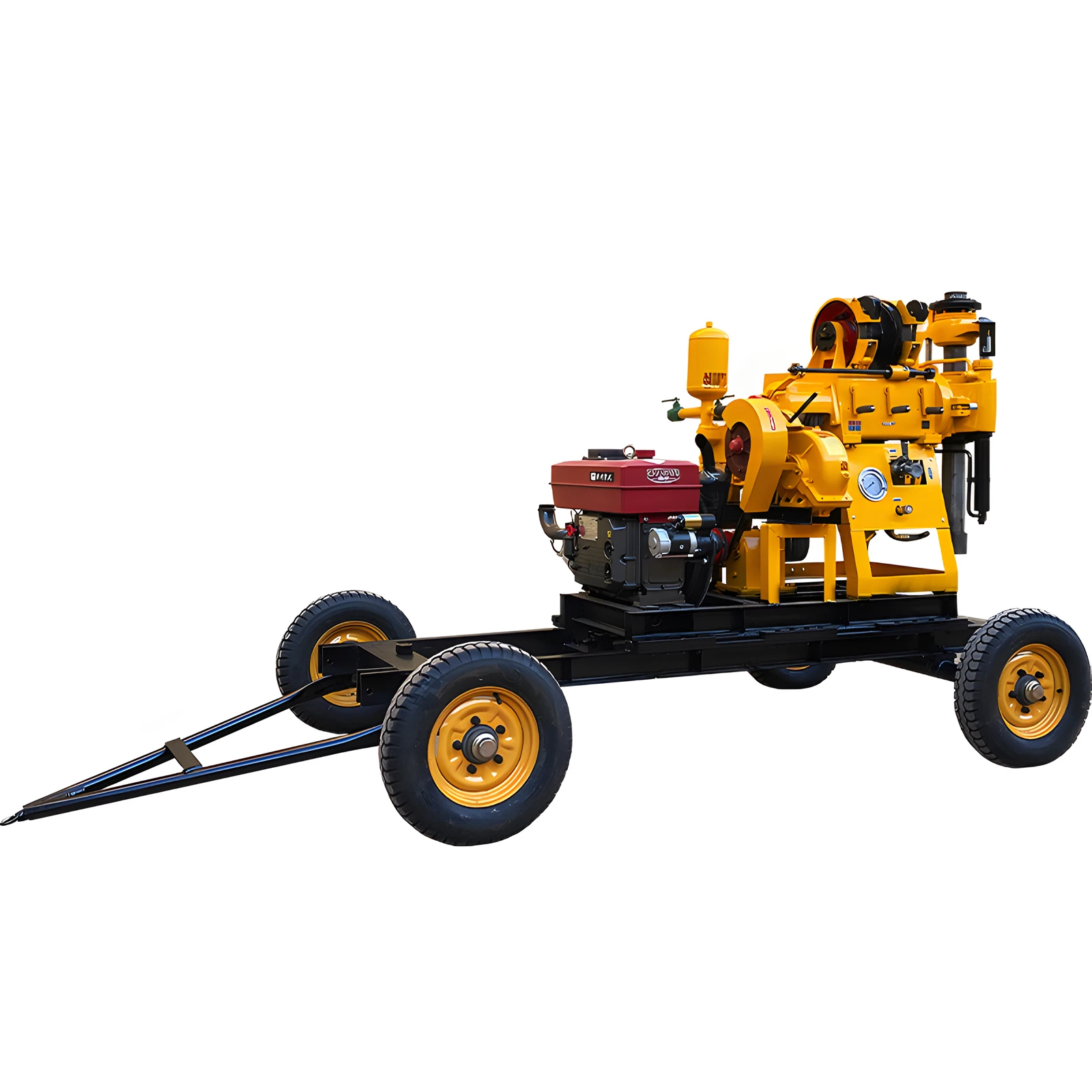 Small Portable Diamond Core Drilling Rig 50m Soil Drilling Machine 100m Hydraulic Crawler Mine Core Diamond Sample Drilling Rig