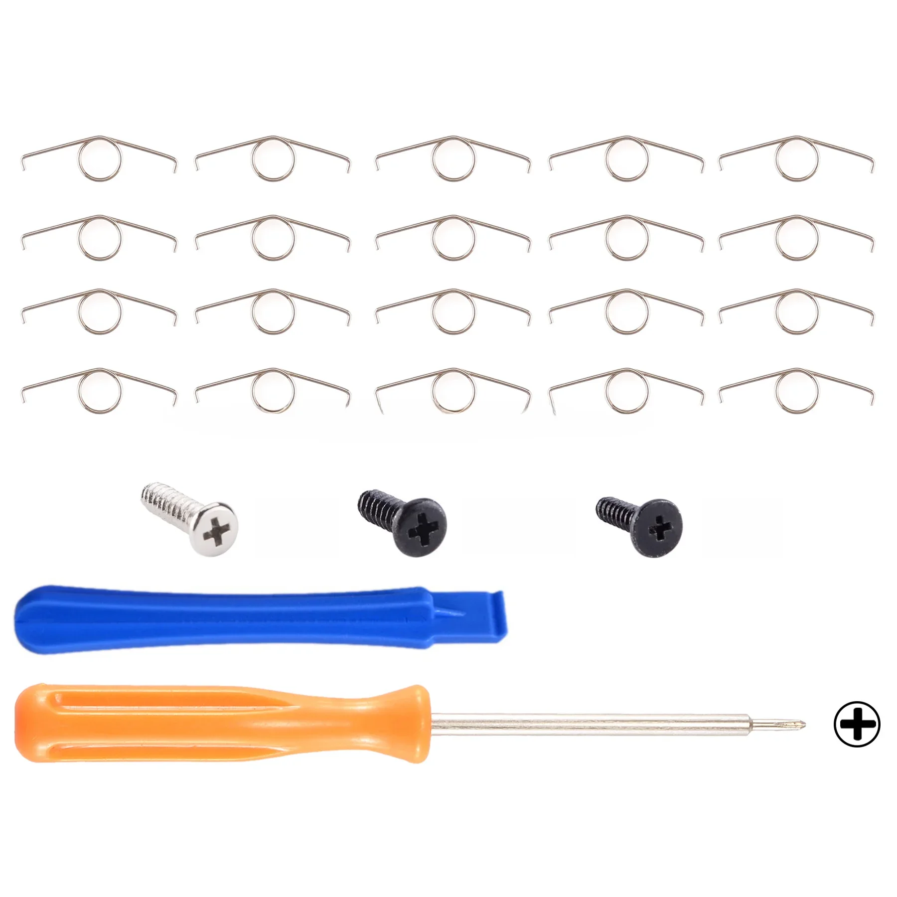 EXtremeRate 10 paires remplacement inj Inter déclencheur boutons ressorts pour ps5 contrôleur modèle BDM-010 BDM-020, ensemble d'outils de réparation