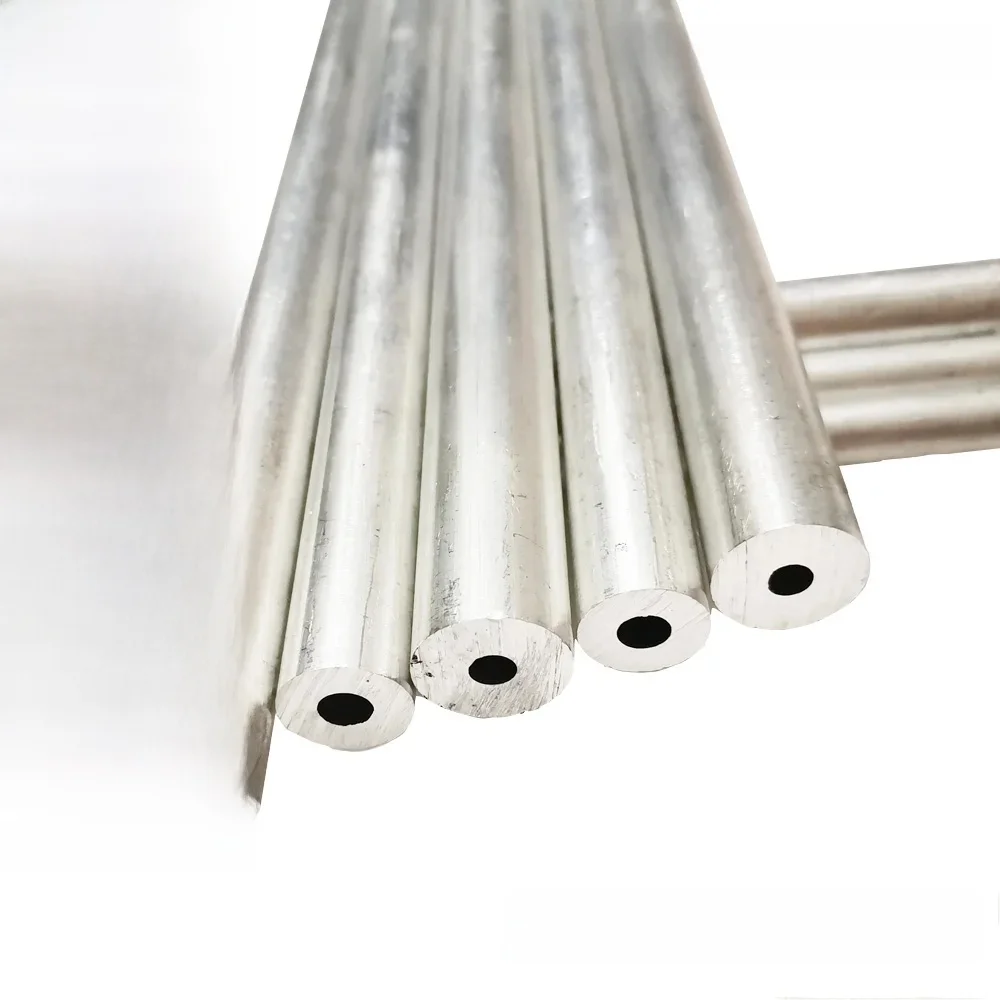 6061 Tube d'aluminium ID 2mm 3mm 4mm 5mm 6mm 7mm 8mm 9mm 10mm 11mm 12mm 13mm ~ 25mm tuyau creux en alliage d'aluminium Tube rond CNC métal