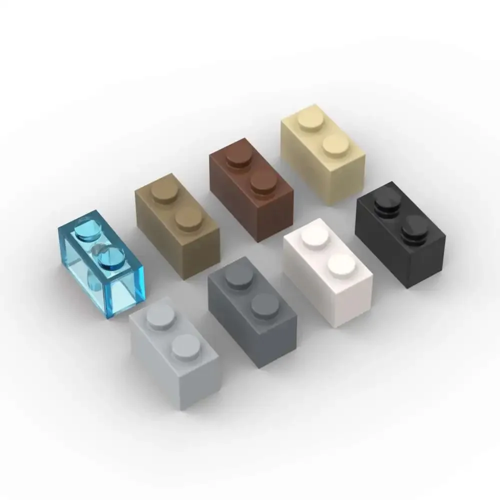 MOC-décennie s de construction de maison et château pour enfants, briques de module élevé, jouet de puzzle, cadeau de livraison directe, Paremploy3004, 1x2, 3065, 10 pièces