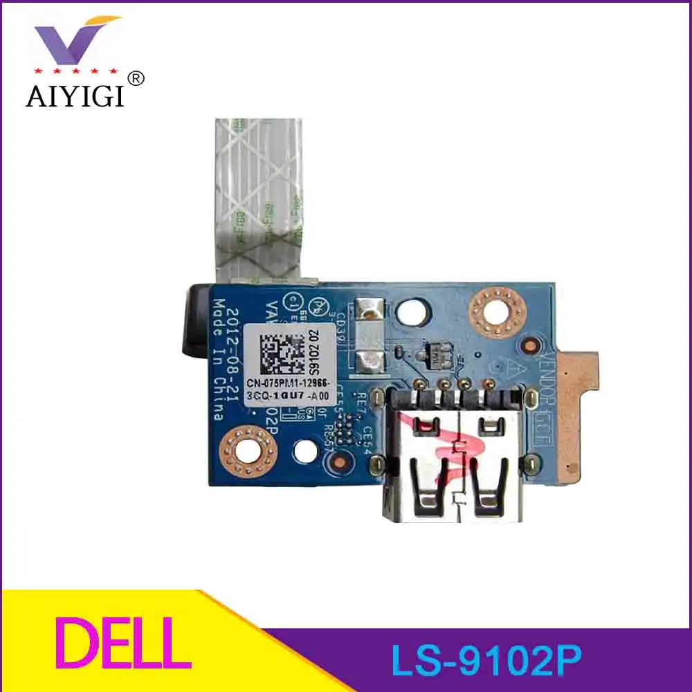 

Original For Dell Inspiron 15 3521 3537 3540 3721 5521 17 5537 3721 5735 5737 3737 Laptop USB Board With Cable 075PM1 LS-9102P