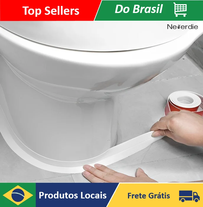 Kitchen Bathroom Adhesive Tape Stove Sealant Waterproof Sealing Tape-Neverdie store