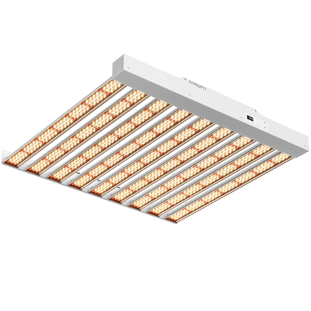 Luz LED de cultivo SPF4000PRO, 400W, espectro completo, atenuador de verduras y floración, temporizador, cobertura de 5x5 pies