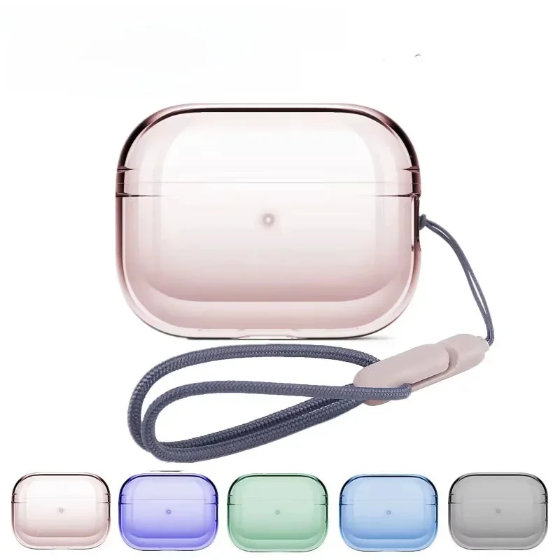 Juste de protection transparente pour Airpods Pro 2, étui antichoc, peau douce en TPU, conçu pour les écouteurs Airpods Pro2