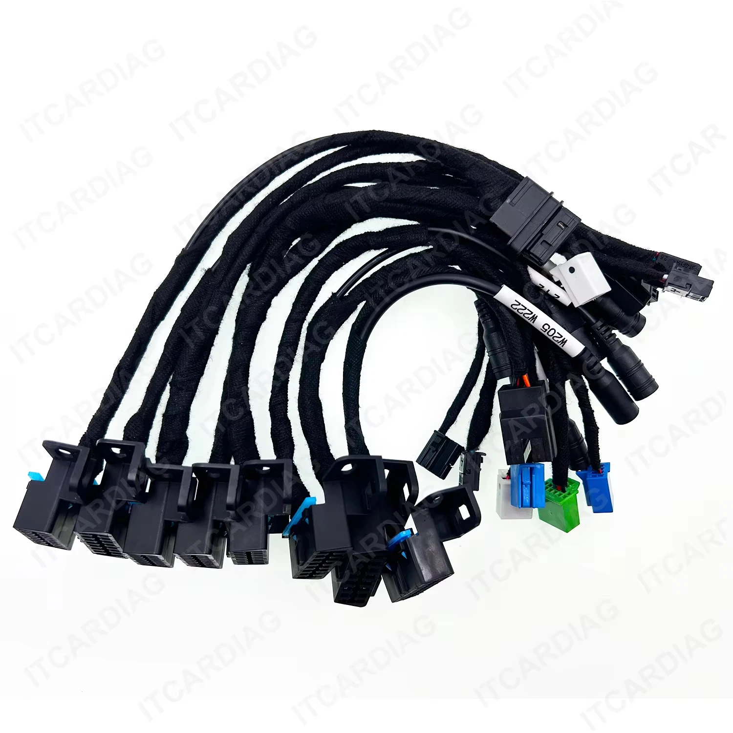 For Mercedes 8PCS EIS ELV Test Cables Set Works With VVDI MB BGA CGDI Prog M-B Detection Key Best Wire Maintenance Line Locks