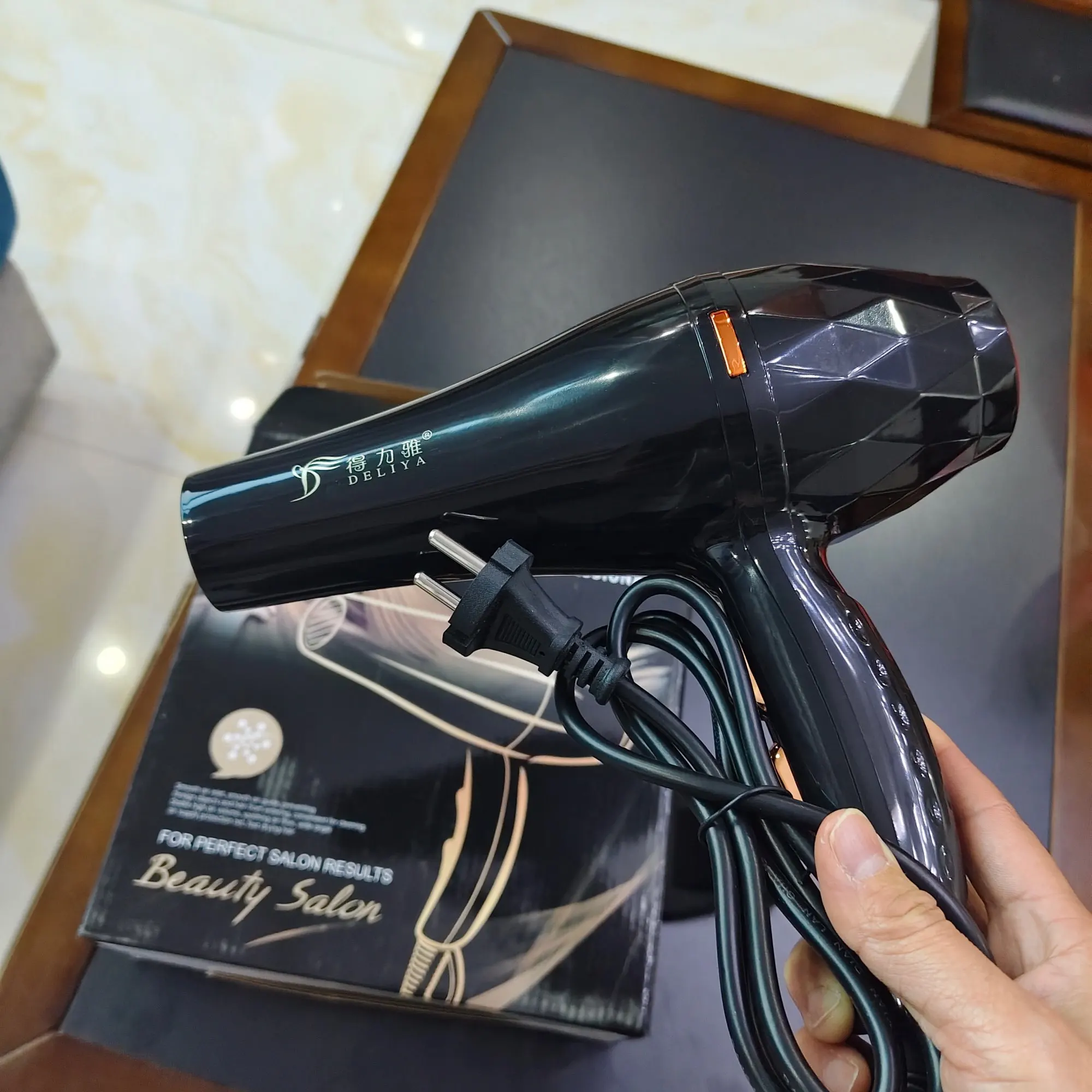 New High Wind Power Hair Dryer With Hot And Cold Constant Temperature Quick Drying Hood, Household Hair Salon Hair Dryer Tube photo review